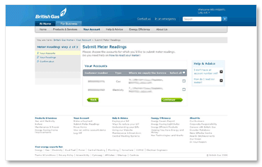 Online meter read image Online meter read image
